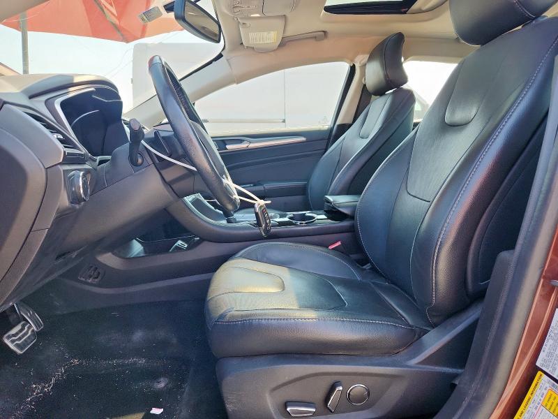 3FA6P0K91GR232382 - 2016 FORD FUSION TITANIUM 栗色 照片 7