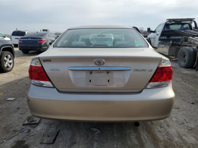 4T1BE32K75U968652 - 2005 TOYOTA CAMRY LE GOLD photo 6