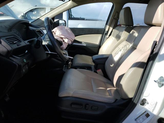 5J6RM4H72FL066698 - 2015 HONDA CR-V EXL თეთრი ფოტო 7
