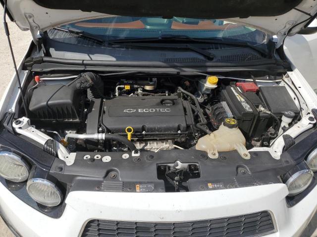 1G1JC5SHXE4123079 - 2014 CHEVROLET SONIC LT WHITE photo 11