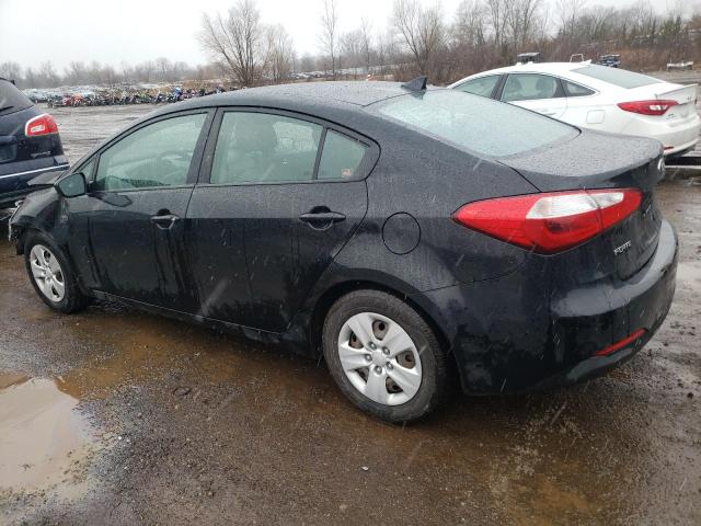 KNAFK4A64G5533364 - 2016 KIA FORTE LX BLACK photo 2