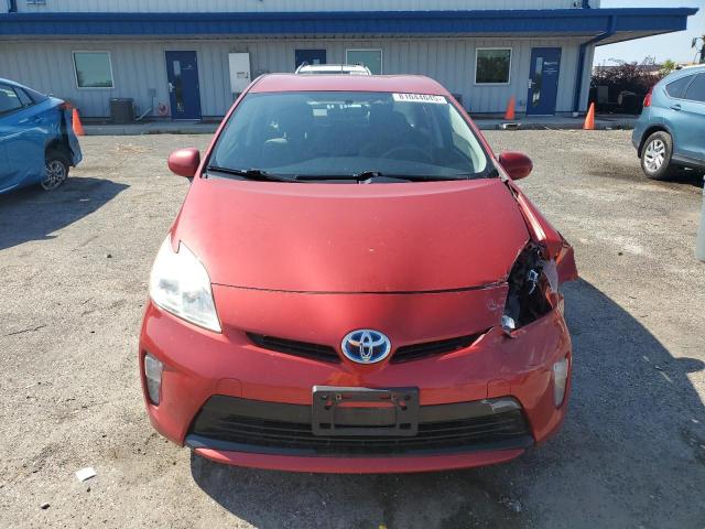 JTDKN3DU5D5633000 - 2013 TOYOTA PRIUS Қызыл фото 5