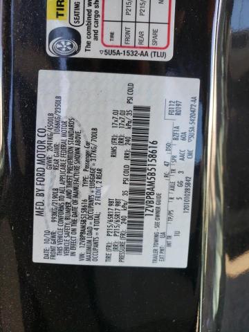 1ZVBP8AM5B5158616 - 2011 FORD MUSTANG BLACK photo 12