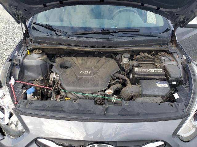 KMHCT4AE8HU193939 - 2017 HYUNDAI ACCENT SE ნაცრისფერი ფოტო 11