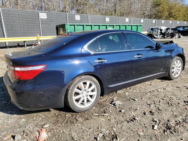 JTHBL46F985081323 - 2008 LEXUS LS 460 BLUE photo 3