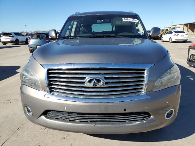 JN8AZ2NF5E9552409 - 2014 INFINITI QX80 GRAY photo 5