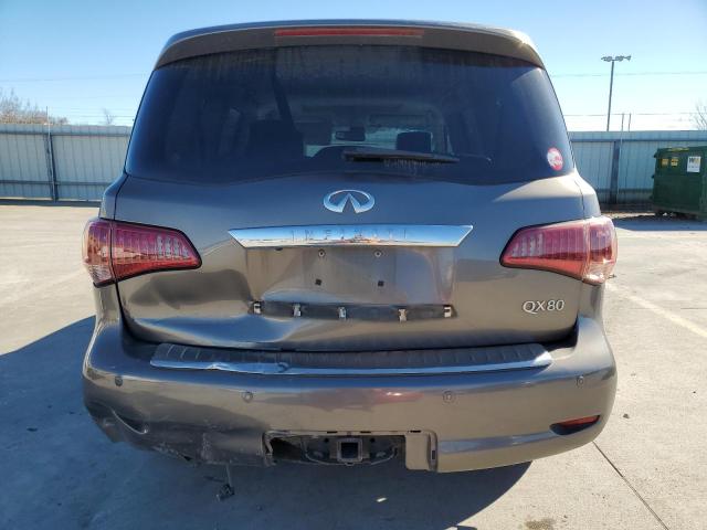 JN8AZ2NF5E9552409 - 2014 INFINITI QX80 GRAY photo 6