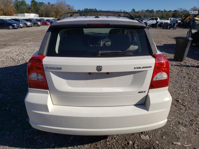 1B3CB4HA7AD552585 - 2010 DODGE CALIBER SXT WHITE photo 6