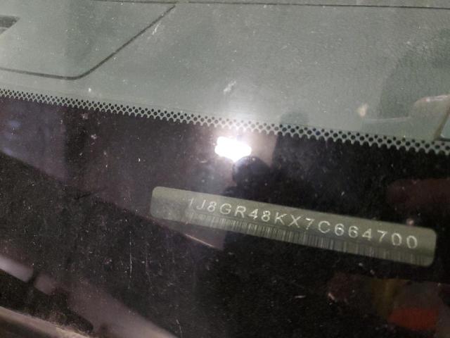 1J8GR48KX7C664700 - 2007 JEEP GRAND CHEROKEE LAREDO MAROON photo 13