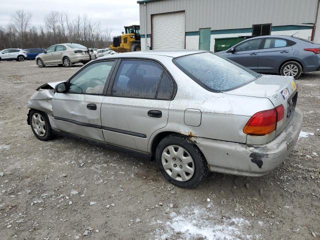 2HGEJ6626VH514308 - 1997 HONDA CIVIC DX SILVER photo 2