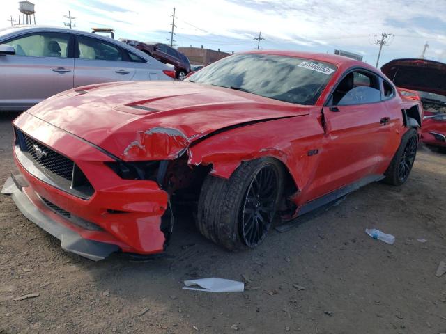 1FA6P8CF9J5183493 - 2018 FORD MUSTANG GT RED photo 1