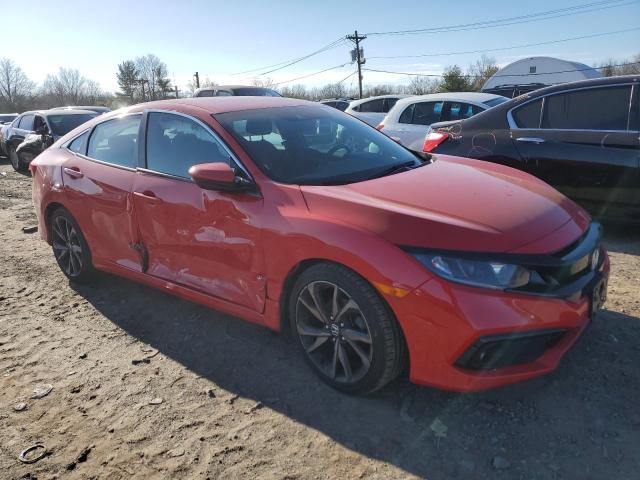 2HGFC2F86KH568022 - 2019 HONDA CIVIC SPORT RED photo 4