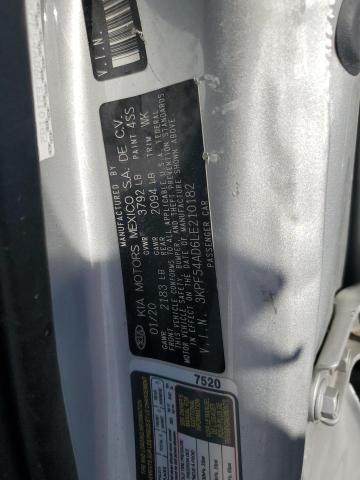 3KPF54AD6LE210182 - 2020 KIA FORTE EX Gümüş foto 12