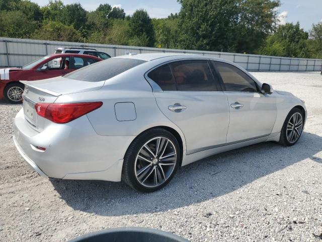 JN1BV7AR3EM682519 - 2014 INFINITI Q50 BASE Gümüş foto 3