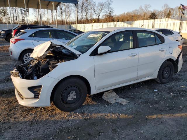 3KPA24AD1ME394029 - 2021 KIA RIO LX WHITE photo 1