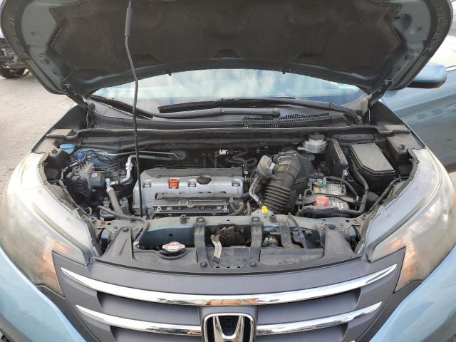 5J6RM4H50EL092200 - 2014 HONDA CR-V EX BLUE photo 12