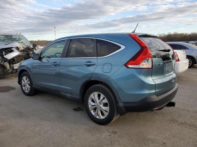 5J6RM4H50EL092200 - 2014 HONDA CR-V EX BLUE photo 2