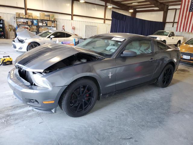 1ZVBP8AN7A5153828 - 2010 FORD MUSTANG GRAY photo 1