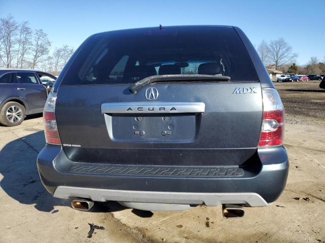 2HNYD18276H545887 - 2006 ACURA MDX GRAY photo 6