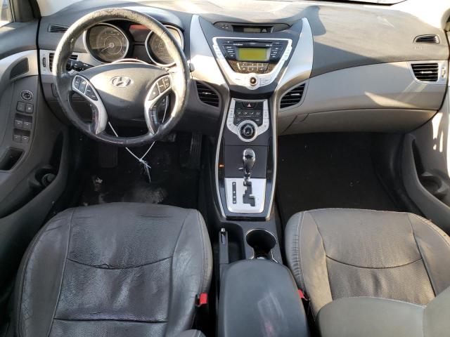 KMHDH4AE5CU330995 - 2012 HYUNDAI ELANTRA GLS GRAY photo 8