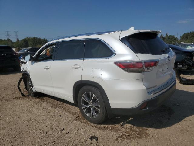 5TDJKRFH9GS349133 - 2016 TOYOTA HIGHLANDER XLE 白色 照片 2