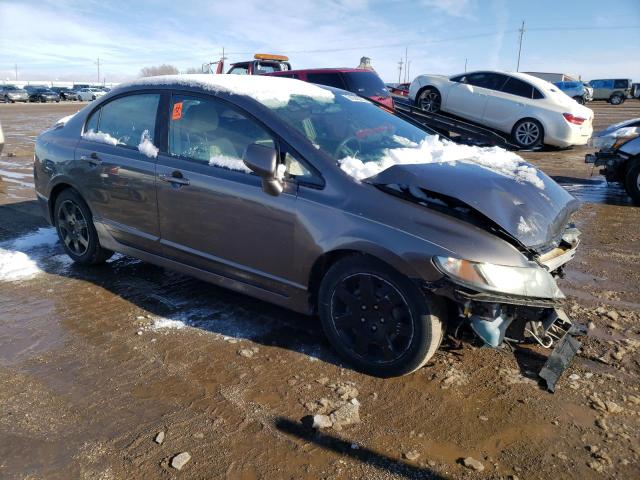 19XFA16569E034674 - 2009 HONDA CIVIC LX GRAY photo 4