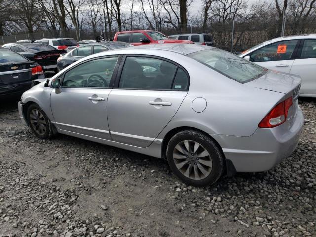 19XFA16889E016946 - 2009 HONDA CIVIC EX SILVER photo 2