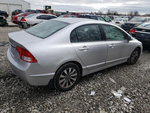 19XFA16889E016946 - 2009 HONDA CIVIC EX SILVER photo 3