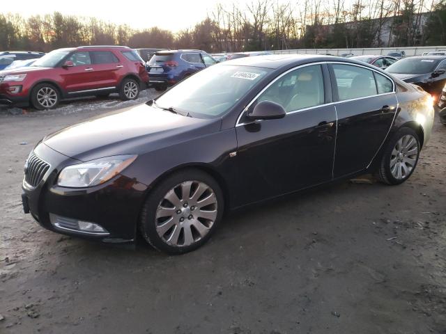 W04G15GV0B1124254 - 2011 BUICK REGAL CXL BROWN photo 1