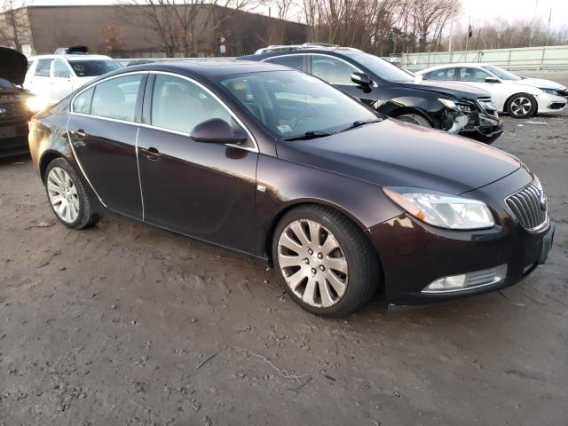 W04G15GV0B1124254 - 2011 BUICK REGAL CXL BROWN photo 4