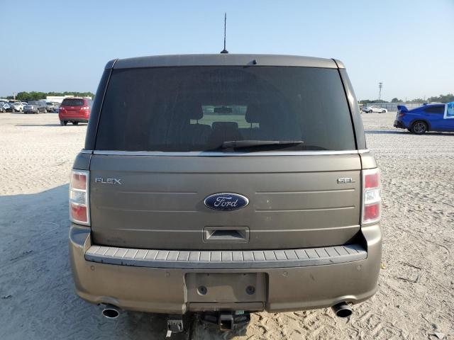 2FMGK5C86EBD04958 - 2014 FORD FLEX SEL 棕色 照片 6