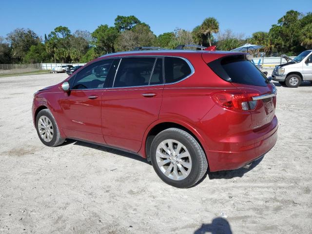 LRBFXBSA6HD093231 - 2017 BUICK ENVISION ESSENCE BURGUNDY photo 2