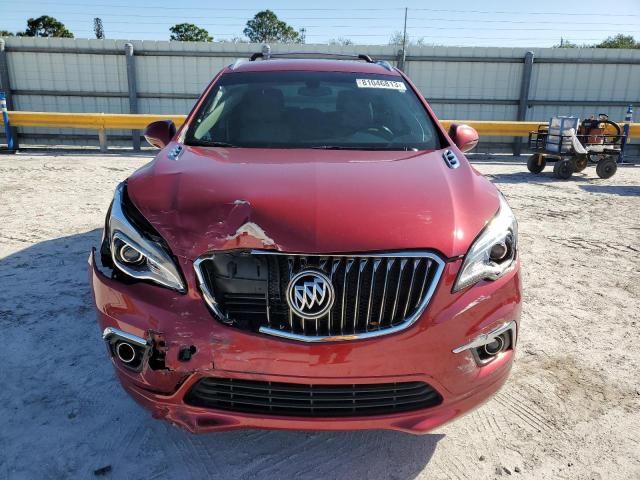 LRBFXBSA6HD093231 - 2017 BUICK ENVISION ESSENCE BURGUNDY photo 5