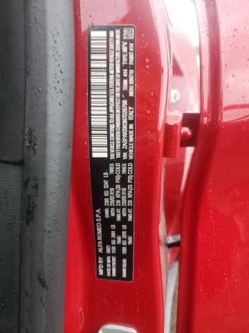 ZASPAKBN3N7D26798 - 2022 ALFA ROMEO STELVIO TI RED photo 13