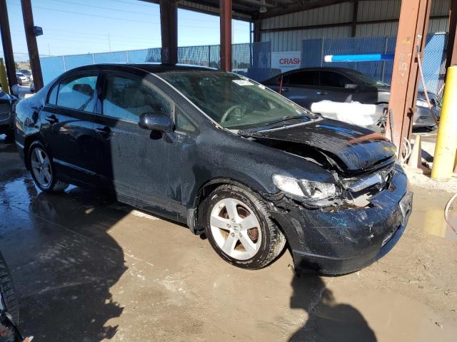 1HGFA16888L002262 - 2008 HONDA CIVIC EX BLACK photo 4