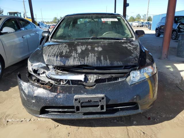 1HGFA16888L002262 - 2008 HONDA CIVIC EX BLACK photo 5