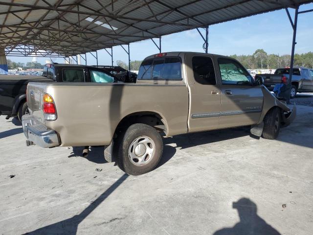 5TBRT341X3S406204 - 2003 TOYOTA TUNDRA ACCESS CAB SR5 TAN photo 3