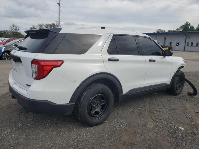 1FM5K8AB5LGA97038 - 2020 FORD EXPLORER POLICE INTERCEPTOR Beyaz fotoğraf 3
