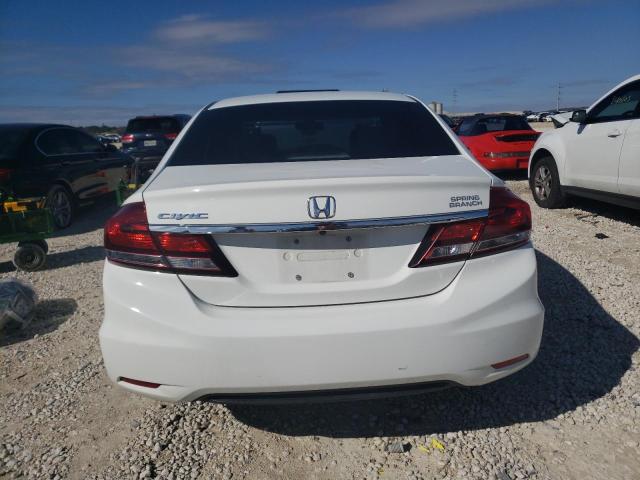 19XFB2F82EE066044 - 2014 HONDA CIVIC EX WHITE photo 6