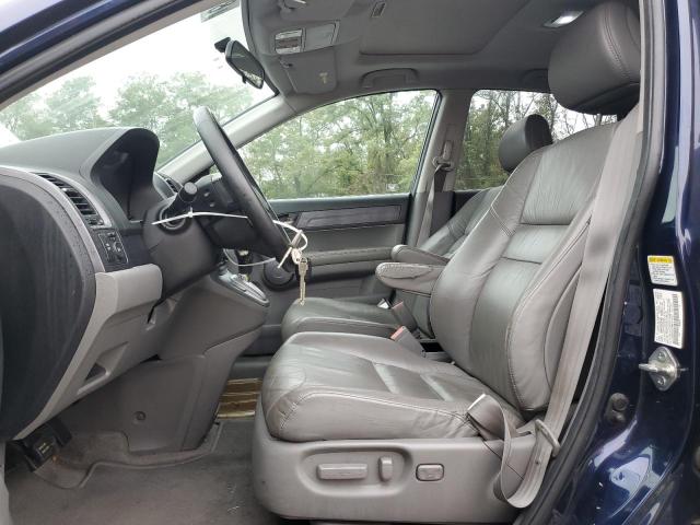 5J6RE48798L014727 - 2008 HONDA CR-V EXL BLUE photo 7