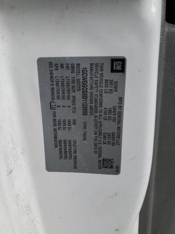 1GCWGGCG6D1122658 - 2013 CHEV EXPRESS G2500 WHITE photo 14