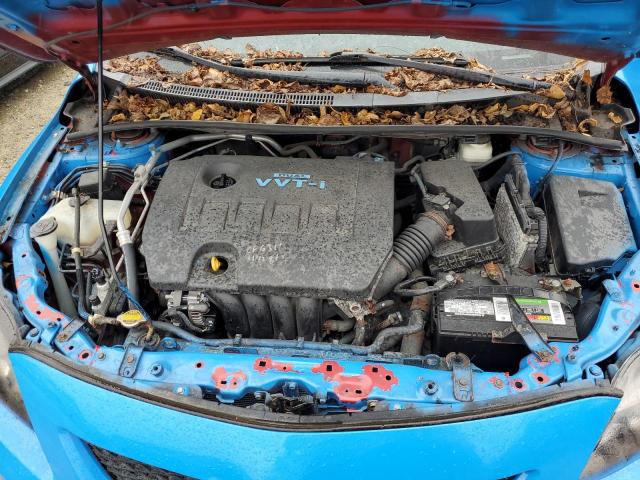2T1BU4EE6AC191522 - 2010 TOYOTA COROLLA BASE Blau Foto 11