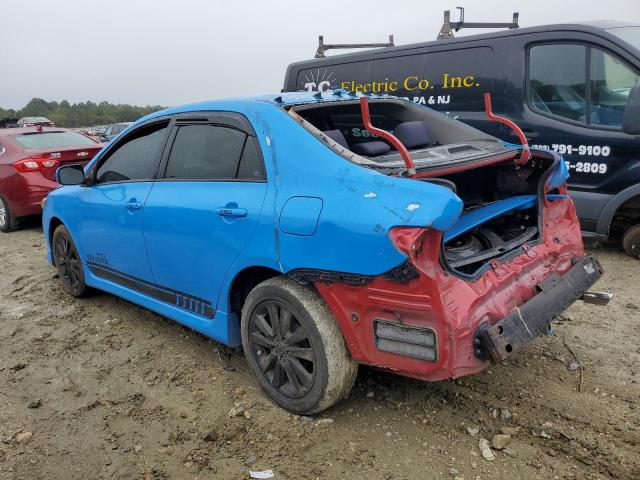2T1BU4EE6AC191522 - 2010 TOYOTA COROLLA BASE Blau Foto 2