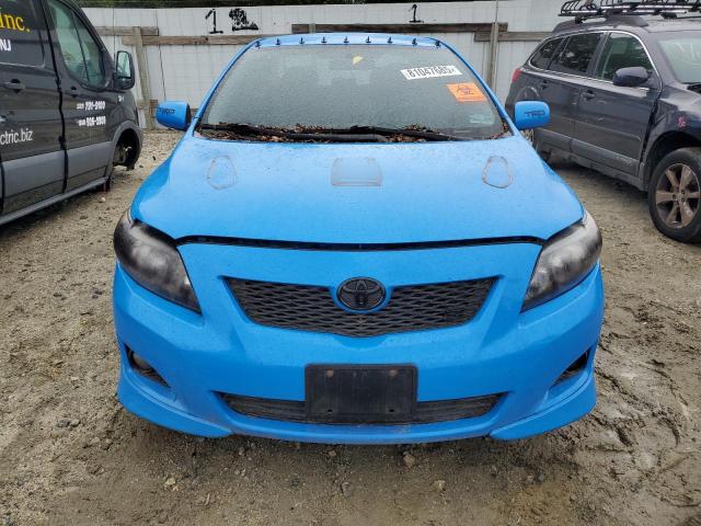 2T1BU4EE6AC191522 - 2010 TOYOTA COROLLA BASE Blau Foto 5