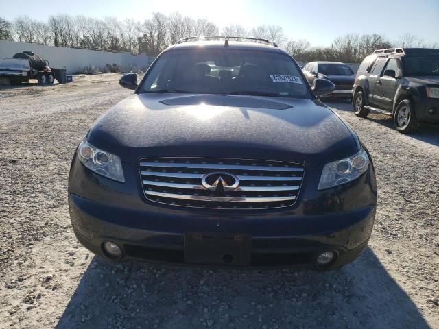 JNRAS08W35X200828 - 2005 INFINITI FX35 BLUE photo 5