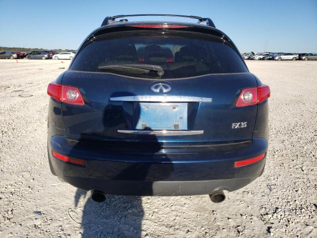 JNRAS08W35X200828 - 2005 INFINITI FX35 BLUE photo 6