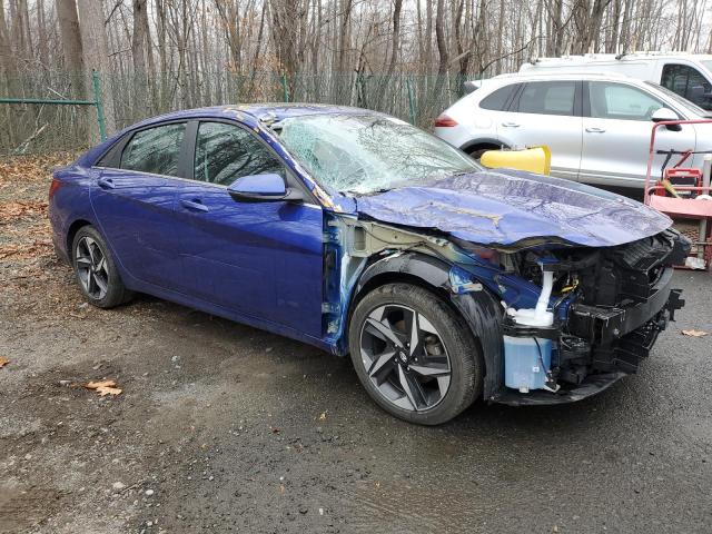 KMHLN4AJ4PU036589 - 2023 HYUNDAI ELANTRA LIMITED BLUE photo 4