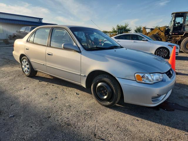 1NXBR12E21Z520705 - 2001 TOYOTA COROLLA CE SILVER photo 4