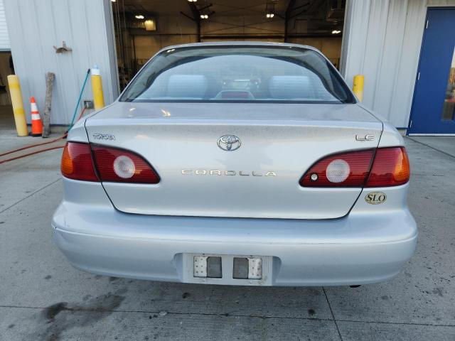 1NXBR12E21Z520705 - 2001 TOYOTA COROLLA CE SILVER photo 6
