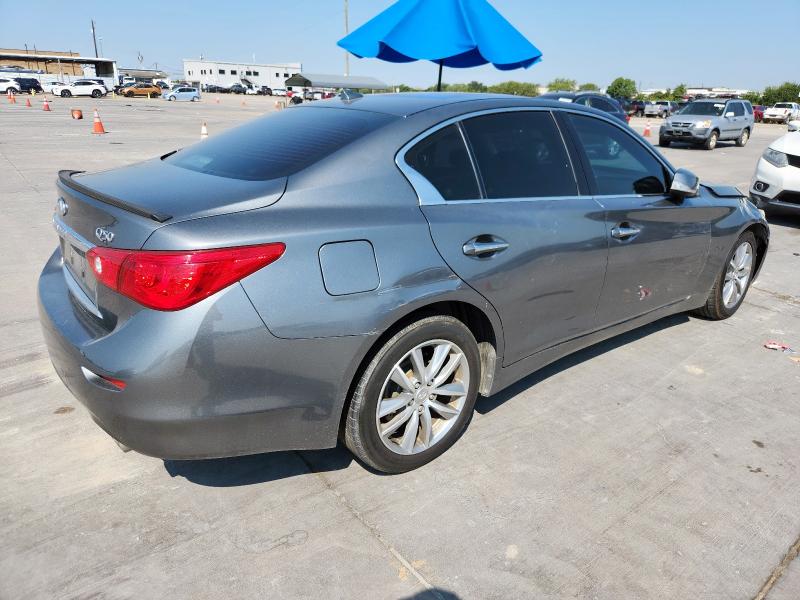 JN1BV7AR1EM680977 - 2014 INFINITI Q50 BASE Gri fotoğraf 3